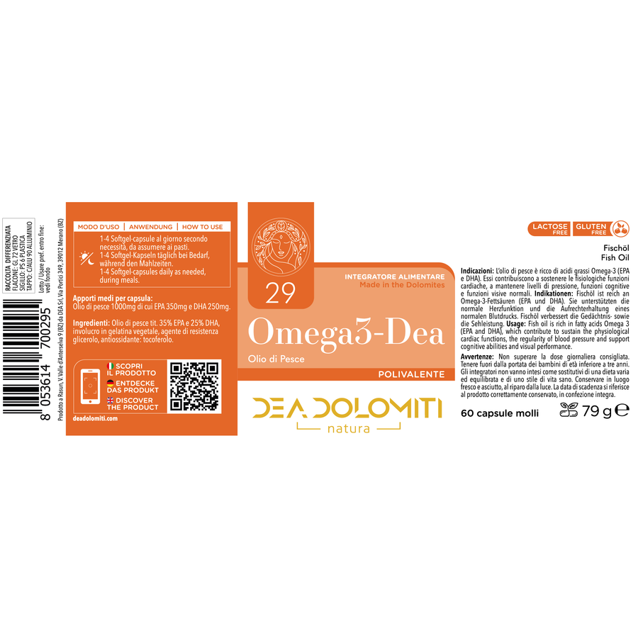 OMEGA3-DEA | Versatile: cardiac functions, cognitive functions, visual functions and pressure