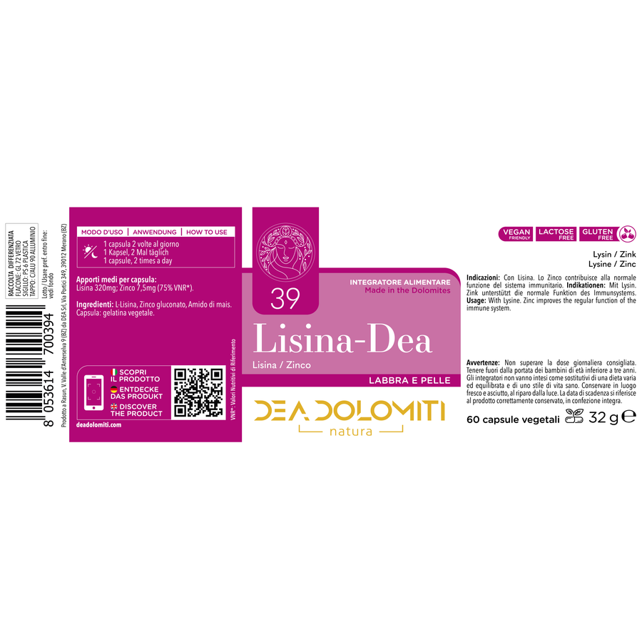 LISINA-DEA | Herpes Simplex and Beauty of Lips and Skin
