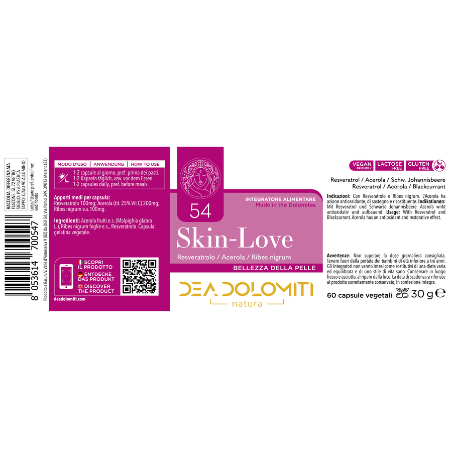 SKIN-LOVE | Skin Beauty and Tonicity, Antiage